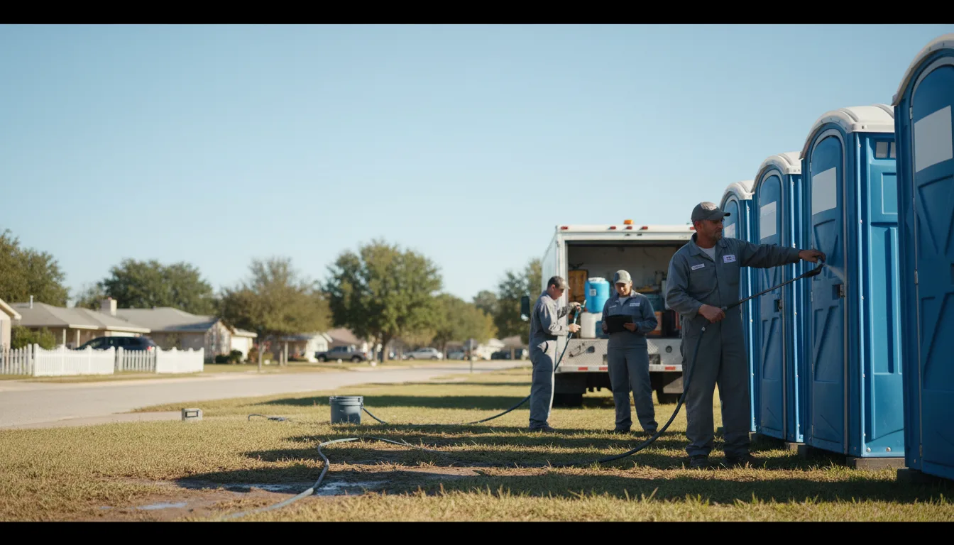 Long-Term Portable Toilet Rental in Pineville, PA near me